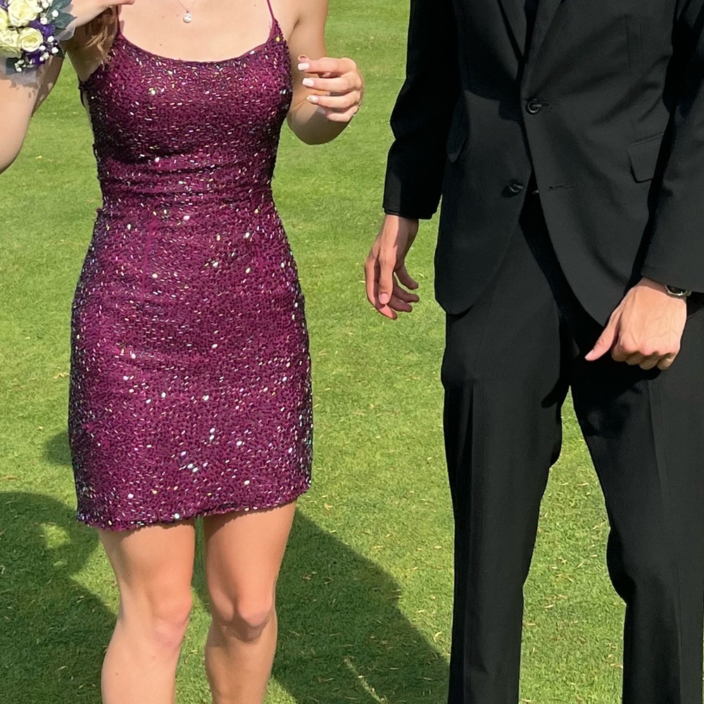 Sherri Hill Sparkly Short Dress.